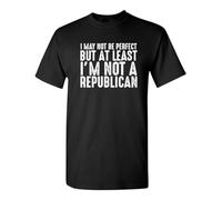 But Not a Republican Sarcastic Humor Graphic Super Soft Ring Spun Funny T Shirt Black L