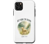 But Now I’m Found Luke 15:10 Watercolor Lamb Christian Carcasa para iPhone 11 Pro MAX