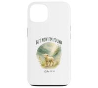 But Now I’m Found Luke 15:10 Watercolor Lamb Christian Carcasa para iPhone 13