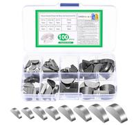 But the cow 100 Pcs Chaveteros, Juego de Llaves de Media Luna, Chaveteros Chavetas de Media Luna de 3, 4, 5 y 6 mm, Llaves de Rransmisión, Kit Surtido de Polea de Volante y Cigüeñal