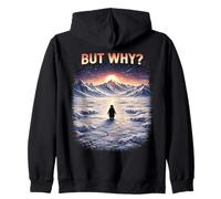 But Why Funny Nihilist Penguin Existential Dread Nihilist Sudadera con Capucha