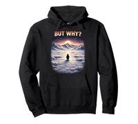 But Why Funny Nihilist Penguin Existential Dread Nihilist Sudadera con Capucha
