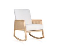 Butaca mecedora ember crema - ratán 65 x 98 x 82 cm