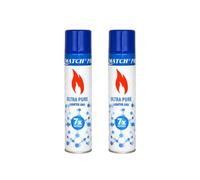 Butano Gas para Mecheros Encendedores Ultra Puro Refinado 7 Veces 300 ml con 5 Adaptadores (2)