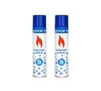 Butano Gas para Mecheros Encendedores Ultra Puro Refinado 7 Veces 300 ml con 5 Adaptadores (2)