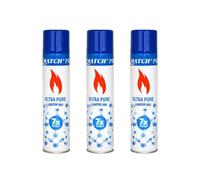 Butano Gas para Mecheros Encendedores Ultra Puro Refinado 7 Veces 300 ml con 5 Adaptadores (3)