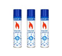 Butano Gas para Mecheros Encendedores Ultra Puro Refinado 7 Veces 300 ml con 5 Adaptadores (3)