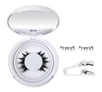 BUTBU 1 Pare Pestañas Postizas Magneticas, Pestañas Magnéticas con Aplicador, Pestañ-As Magnetic-as Naturales, Reutilizables, No Necesita Pegamento, Fáciles de Poner y Quitar (Style 09)