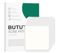BUTBU 10 Piezas Parches Grandes para el Acné, 60 x 60mm Hydrocolloid Patches Invisible, Día y Noche Pimple Patch Acne Transpirables, con Aceite de árbol de té, Ácido Salicílico, para Cuerpo, Cara