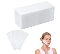BUTBU 100 Tiras Bandas de Cera No Tejidas, 3.8 X 10 cm | Bandas de Papel para Depilación, Tiras Depilatorias para Cara Cuerpo y Piernas, para Todas Las Pieles