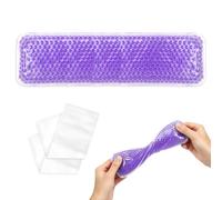 BUTBU 12 Piezas Parches para el Enfriamiento del Gel, Bolsa De Hielo Perineal y Caliente Después Del Parto, Almohadillas de Alivio Posparto para Frío y Calor, Reutilizable y Lavable, Púrpura
