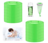 BUTBU 12 Piezas Recambios Cubos de Pañales, Bolsa de Relleno para Papelera Pañales Bebe, RECAMBIOS Papelera Pañales ORIGINALES, Fuerte Compatibilidad, Instalación sin Complicaciones, Verde