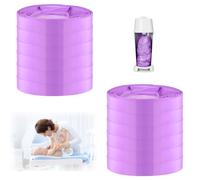 BUTBU 12 Piezas Recambios Cubos de Pañales, Bolsa de Relleno para Papelera Pañales Bebe, RECAMBIOS Papelera Pañales ORIGINALES, Fuerte Compatibilidad, Instalación sin Complicaciones, Púrpura