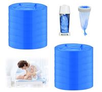 BUTBU 12 Piezas Recambios Cubos de Pañales, Bolsa de Relleno para Papelera Pañales Bebe, RECAMBIOS Papelera Pañales ORIGINALES, Fuerte Compatibilidad, Instalación sin Complicaciones, Azul
