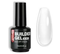 BUTBU 15ML 10 en 1 Pegamento Uñas Postizas Extra Fuerte, Gel Pegamento Para Uñas, Pegamen-to Uñas, para Uñ-as Acrílicas Claro Tips De Uñ-as y A Presión, Necesita Curar Bajo UV Lámpara