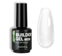 BUTBU 15ML 7 en 1 Pegamento Uñas Postizas Extra Fuerte, Gel Pegamento Para Uñas, Pegamen-to Uñas, para Uñ-as Acrílicas Claro Tips De Uñ-as y A Presión, Necesita Curar Bajo UV Lámpara