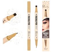 BUTBU 2 en 1 Freckle Pen con Delineador, Dual Ended Freckle Stamp Pe-n, Delineador Líquido Impermeable, Freck-le Pen, Control del Tamaño de Las Pecas, para Pecas Maquillaje, Tono 01