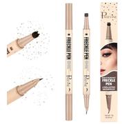 BUTBU 2 en 1 Freckle Pen con Delineador, Dual Ended Freckle Stamp Pe-n, Delineador Líquido Impermeable, Freck-le Pen, Control del Tamaño de Las Pecas, para Pecas Maquillaje, Tono 02