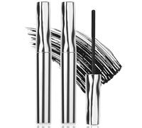 BUTBU 2 Piezas Mascara de Pestañas Waterproof, Plástico Rod Mascara de Pestañas, Rimel Pestañ-as Volumen y Largura, Másca-ra de Pestañ-as Rizadora 3D, Ligera sin Grumos,Lifting de Larga Duración,Negro