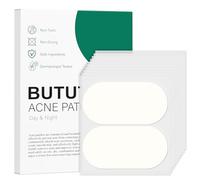 BUTBU 20 Piezas Parches Grandes para el Acné, 60 x 30mm Hydrocolloid Patches Invisible, Día y Noche Pimple Patch Acne Transpirables, con Aceite de árbol de té, Ácido Salicílico, para Cuerpo, Cara
