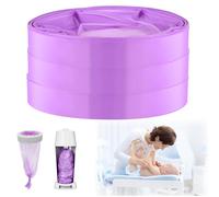 BUTBU 3 Piezas Recambios Cubos de Pañales, Bolsa de Relleno para Papelera Pañales Bebe, RECAMBIOS Papelera Pañales ORIGINALES, Fuerte Compatibilidad, Instalación sin Complicaciones, Púrpura