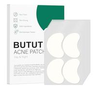 BUTBU 40 Piezas Parches Grandes para el Acné, Hydrocolloid Patches Invisible, Día y Noche Pimple Patch Acne Transpirables, con Aceite de árbol de té, Ácido Salicílico, para Cuerpo, Cara