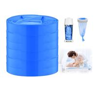 BUTBU 6 Piezas Recambios Cubos de Pañales, Bolsa de Relleno para Papelera Pañales Bebe, RECAMBIOS Papelera Pañales ORIGINALES, Fuerte Compatibilidad, Instalación sin Complicaciones, Azul
