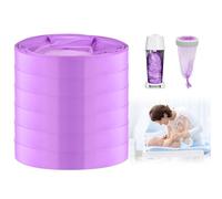 BUTBU 6 Piezas Recambios Cubos de Pañales, Bolsa de Relleno para Papelera Pañales Bebe, RECAMBIOS Papelera Pañales ORIGINALES, Fuerte Compatibilidad, Instalación sin Complicaciones, Púrpura