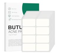 BUTBU 80 Piezas Parches Grandes para el Acné, 18 x 31mm Hydrocolloid Patches Invisible, Día y Noche Pimple Patch Acne Transpirables, con Aceite de árbol de té, Ácido Salicílico, para Cuerpo, Cara