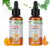 BUTBU Aceite de Semilla de Calabaza para el Cabello, 2PCS*60 ml Pumpkin Seed Oil para el Cabello, Orgánico Aceite Semilla Calabaza para Crecimiento Cabello, Nutre el Cuero Cabelludo, Previene la Caída