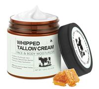 BUTBU Beef Tallow Face Cream, 120 g Cebo de Res para la Piel, Crema de Sebo Natural para el Cuidado de la Pie, con Tallow Grass Fed y Miel, Hidratante Facial Corporal, para Rostro, Cuerpo