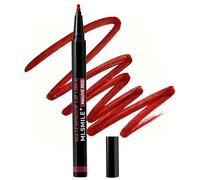 BUTBU Delineador de Labios, Perfilador Labios Waterproof, Everlasting Colour Lip Liner, Delineador de Labi-os de Acabado Mate, Delinead-or Efecto Voluminizador, Fórmula Vegana, #01 Rojo