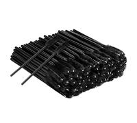 BUTBU Desechables Cepillos de Pestañas, 150 PCS Cepillo Pestañas,Cepill-o Cejas, Extensiones Cepill-o para Máscaras, para Extracción Pestañ-as, Eliminación de Maquillaje, Nail Art, Painting, Negro