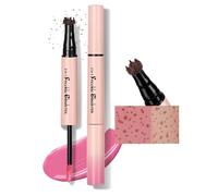 BUTBU Freckle Pen, 2 en 1 Freckle Pen con Colorete, Dual Ended Freck-le Stamp Pe-n, Colorete Liquido, Waterproof y Secado Rápido, Control del Tamaño de Las Pecas, para Pecas Maquillaje, Tono 03