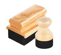 Butcher Block, Oiling Scrub, Applicator Brush, Wooden Handle Grip, Easy Wood Conditioner Application, Kitchen Cutting Board Spoon Care, 4,53 x 2,99 pulgadas, Brown, 1 pieza