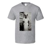 Butcher In A Pig Head Mask T ShirtGreyS