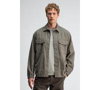 Butcher of Blue Dan Cotton Overshirt Dk. Granite Green Talla: S | Camisas Casuales Outlet | Hombre | Verde