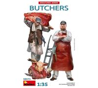 Butchers Carnicero Figura 1 :3 5 Plástico Modelo Kit Miniart