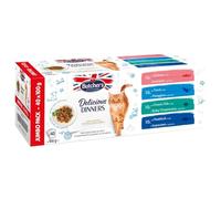Butcher's Comida para Gato Delicious Dinners Pescado 40 x 100 g