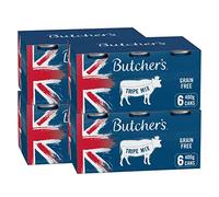 Butcher's Wet Dog Food Tin Cans Grain Free Tripe Mix 9.6kg (24 x 400g)