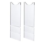 Butée de meuble | Protection murale | Protection murale Transparente Pour meubles | Lot de 2 patins acryliques, protège Des rayures et Des Bosses Sur Les