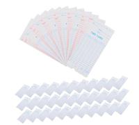 BUTIFULSIC 100 de Tarjetas de Papel para Control Horario Empleados, Tarjetas de Asistencia de Oficina Diseño Flexible y Acabado Fino, Paquete de 100 Unidades