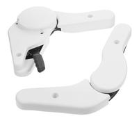 BUTIFULSIC 1par Ajustable Respaldo Silla Giratoria Accesorio Regulador Ángulo para Silla de Coche Oficina Blanco