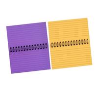BUTIFULSIC 2 Blocs de Notas Prácticos en Espiral Diseño Delicado y Papel, Blocs de Listas de Tareas Pequeños para Oficina y Uso Escolar