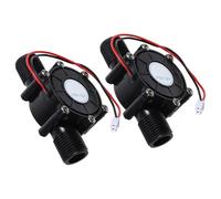BUTIFULSIC 2 Piezas Generador Hidroeléctrico Pequeño Mini Turbina de Agua Dc para Pruebas Científicas Portátil para Uso Doméstico y Actividades al Aire Libre