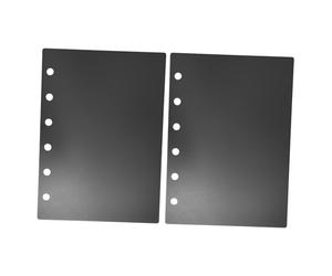 BUTIFULSIC 2 Unidades Fundas Protectoras de Acrílico Negro para Archivador de 6 Anillas, Recargables y Prácticas para Proyectos Creativos y Apuntes