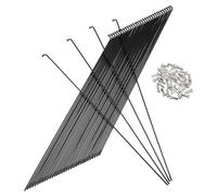 BUTIFULSIC 36 Radios de Acero para Bicicleta de Montaña 14g Niples de Cobre, Longitud 260mm, Accesorios Resistentes para Reparación y Mantenimiento