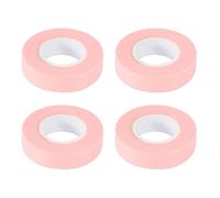 BUTIFULSIC 4 Rollos de Cintas para Uso en Casa o Salón de Belleza y Transpirables Color Rosa Diseño Microporoso y Tejido No Tejido, Adhesivas para Extensiones de Pestañas