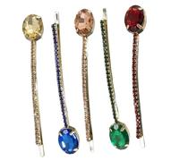 BUTIFULSIC 5 piezas Horquillas de Cristal con Pedrería para Mujer Pasadores Elegantes para Cabello Clips Decorativos para Fiestas y Uso Diario