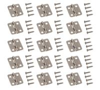 BUTIFULSIC 50 Juegos de Bisagras de Hierro para Caja de Joyas, Accesorio para Joyero Diy, Tornillos a Juego, Diseño Chic y Funcional para Reemplazo Fácil